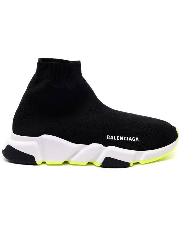 Luxury Balenciaga Speed Runner High Top Sneakers Black Yellow