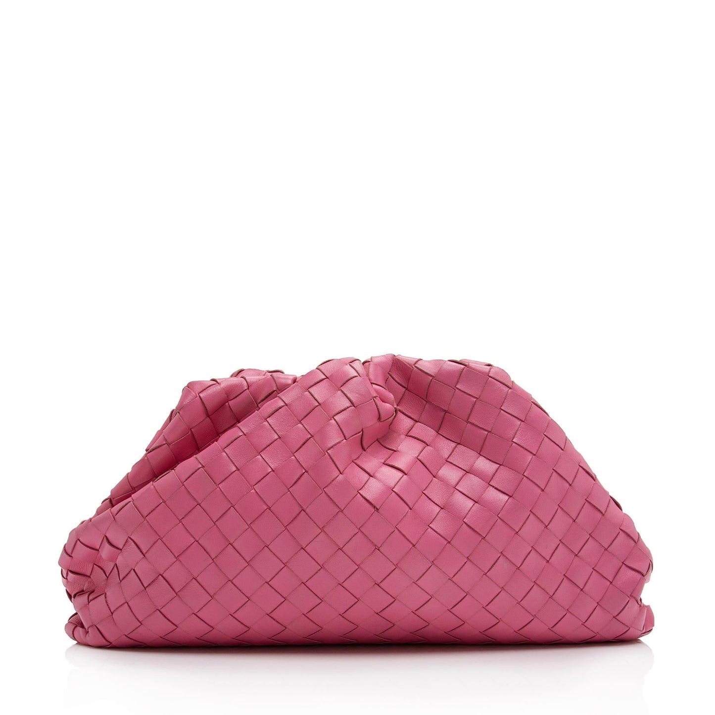 Luxury Bottega Veneta Intrecciato Nappa Leather The Pouch Clutch