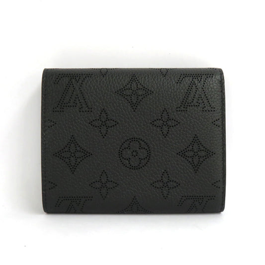 Louis Vuitton Portefolio Illis Compact M62540 Machina Monogram Noir Black Silver  Two Fold Wallet Leather
