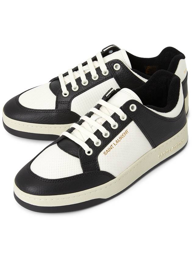Luxury Saint Laurent SL 61 Low Top Sneakers Black White