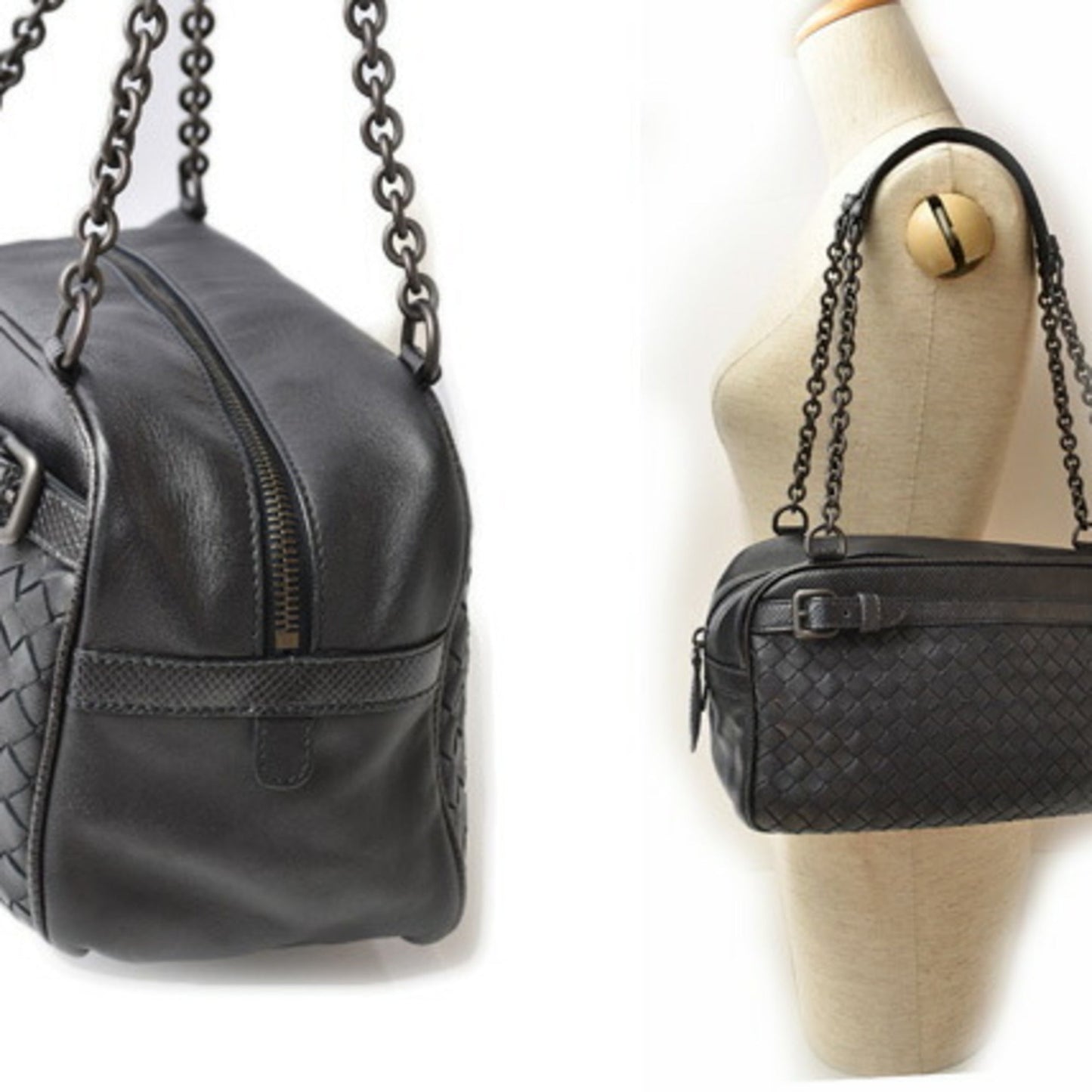 Luxury Bottega Veneta Intrecciato  Leather Shoulder Bag ()