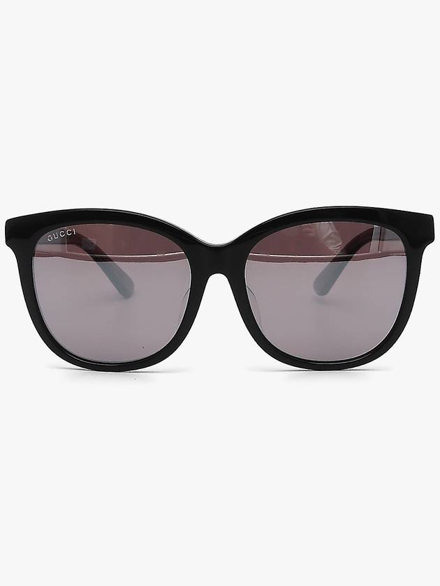 Luxury Gucci Trending 2025 Eyewear Women's Round Acetate Sunglasses Black Grey