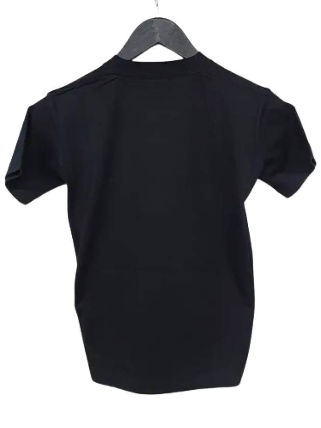 Luxury Balenciaga Gymwear Logo Cotton Short Sleeve T-Shirt Black