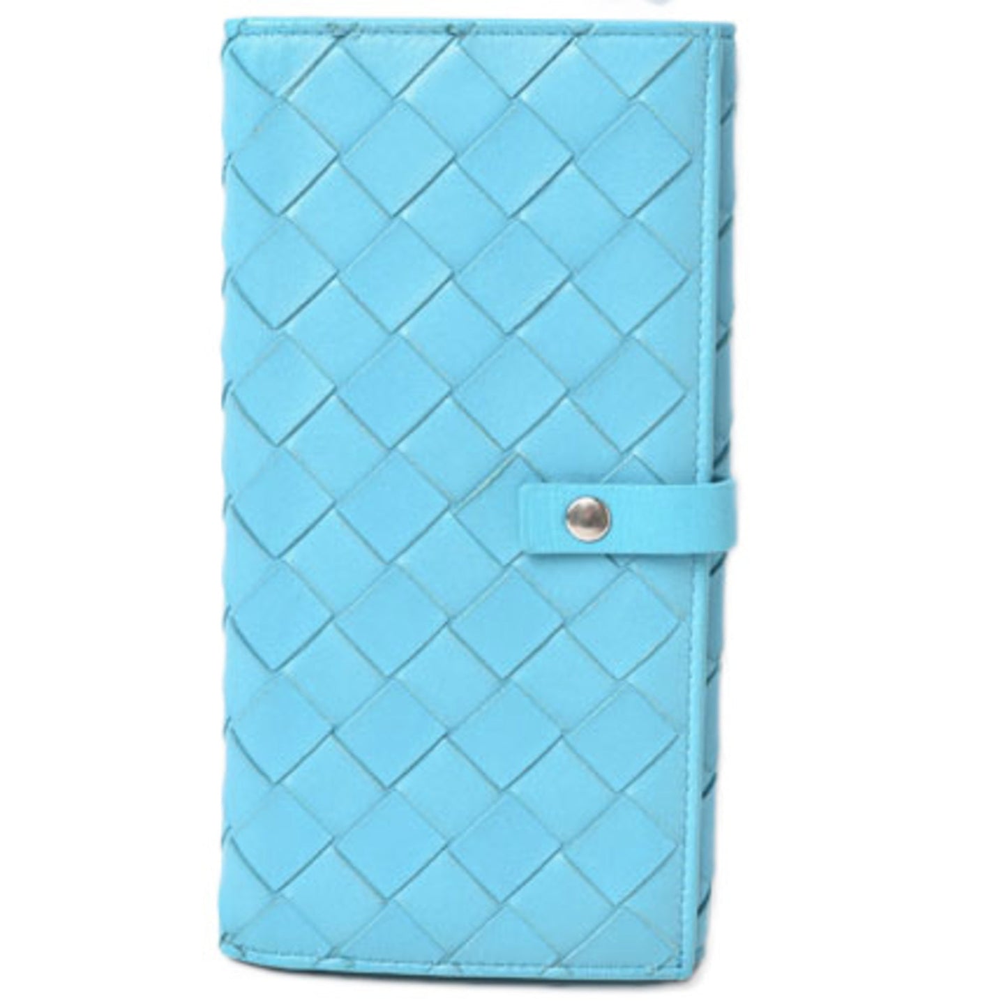 Luxury Bottega Veneta Intrecciato  Leather Long Wallet (Bi-Fold) ()