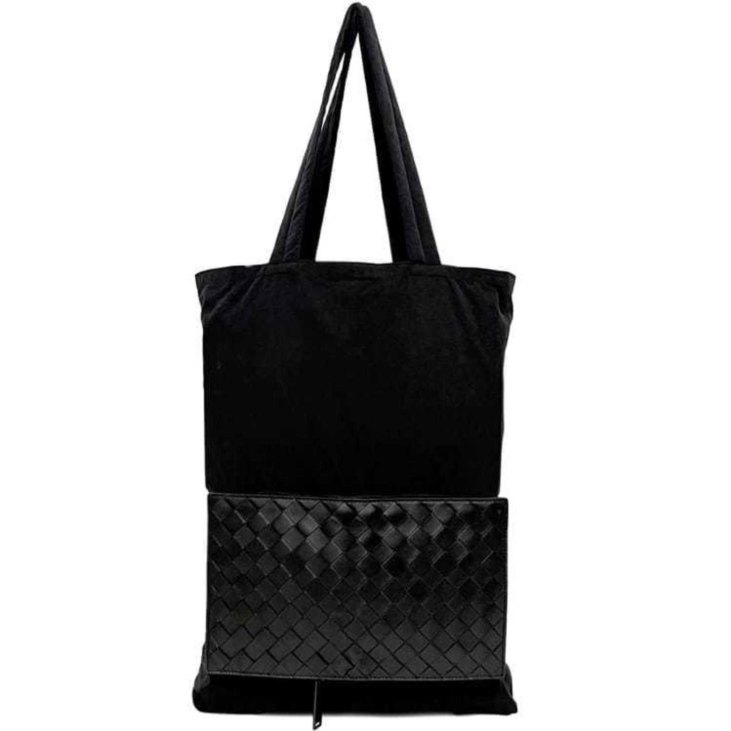 Luxury Bottega Veneta Nylon Leather Eco-Bag Tote Bag ()