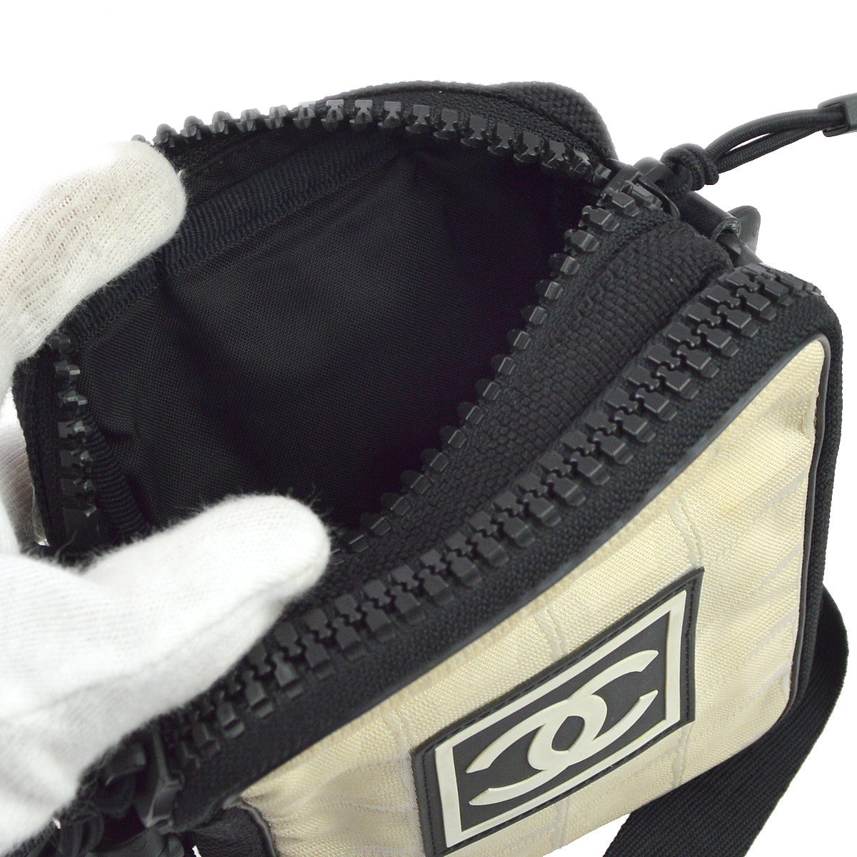 Luxury Chanel Beige New Travel Sport Line Shoulder Bag