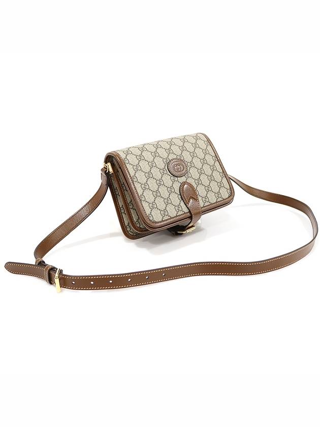 Luxury Gucci Trending 2025 671620 GG Supreme Canvas Interlocking G Soho Mini Shoulder Bag