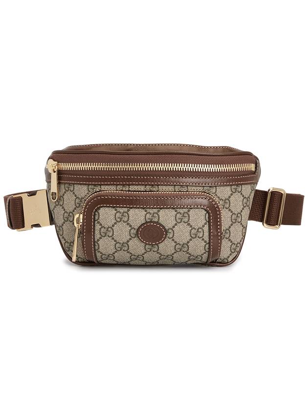 Luxury Gucci Trending 2025 Interlocking GG Supreme Canvas Belt Bag Brown