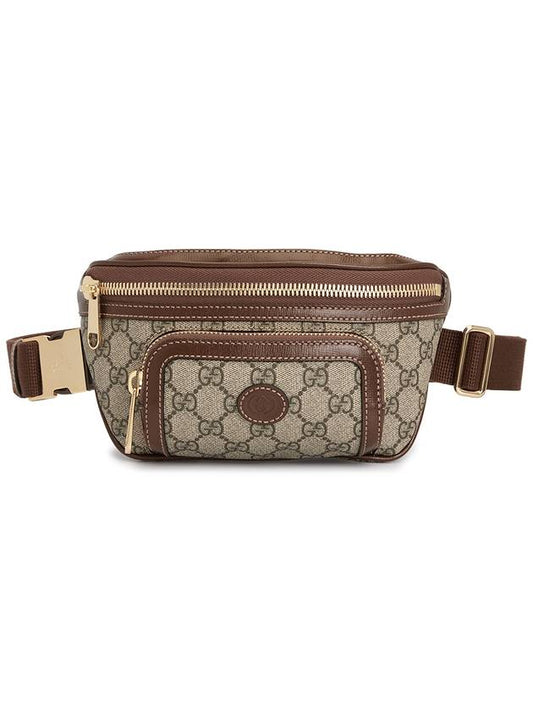Luxury Gucci Trending 2025 Interlocking GG Supreme Canvas Belt Bag Brown