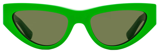 Luxury Bottega Veneta Women's Cat Eye Sunglasses BV1176S 003 Green 55mm