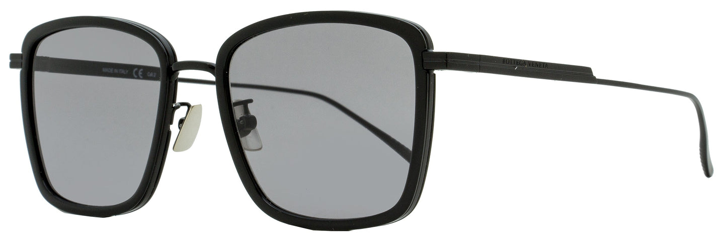 Luxury Bottega Veneta Women's  Sunglasses BV1008SK 002 Black 55mm