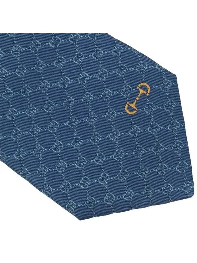 Luxury Gucci Trending 2025 GG Silk Jacquard Tie Light Blue