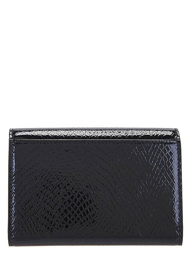 Luxury Saint Laurent Cassandre Envelope Half Wallet Black