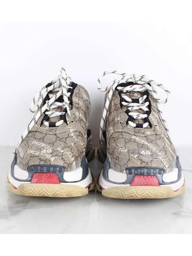 Balenciaga Luxury Gucci Trending 2025 Hacker Triple S Ebony 40 250