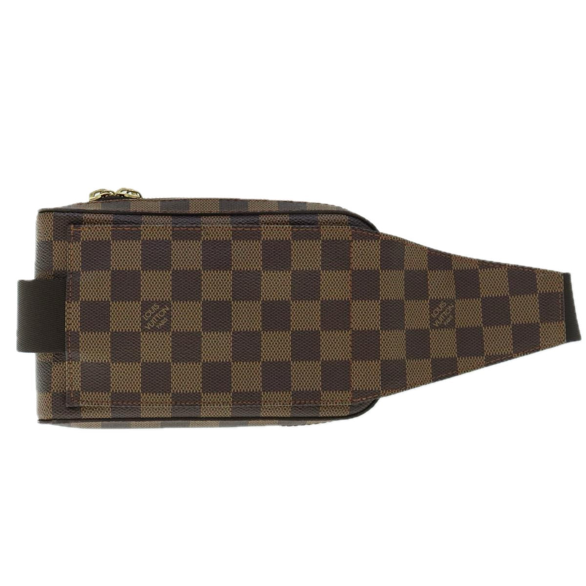 LOUIS VUITTON Damier Ebene Geronimos Shoulder Bag N51994 LV 60002A