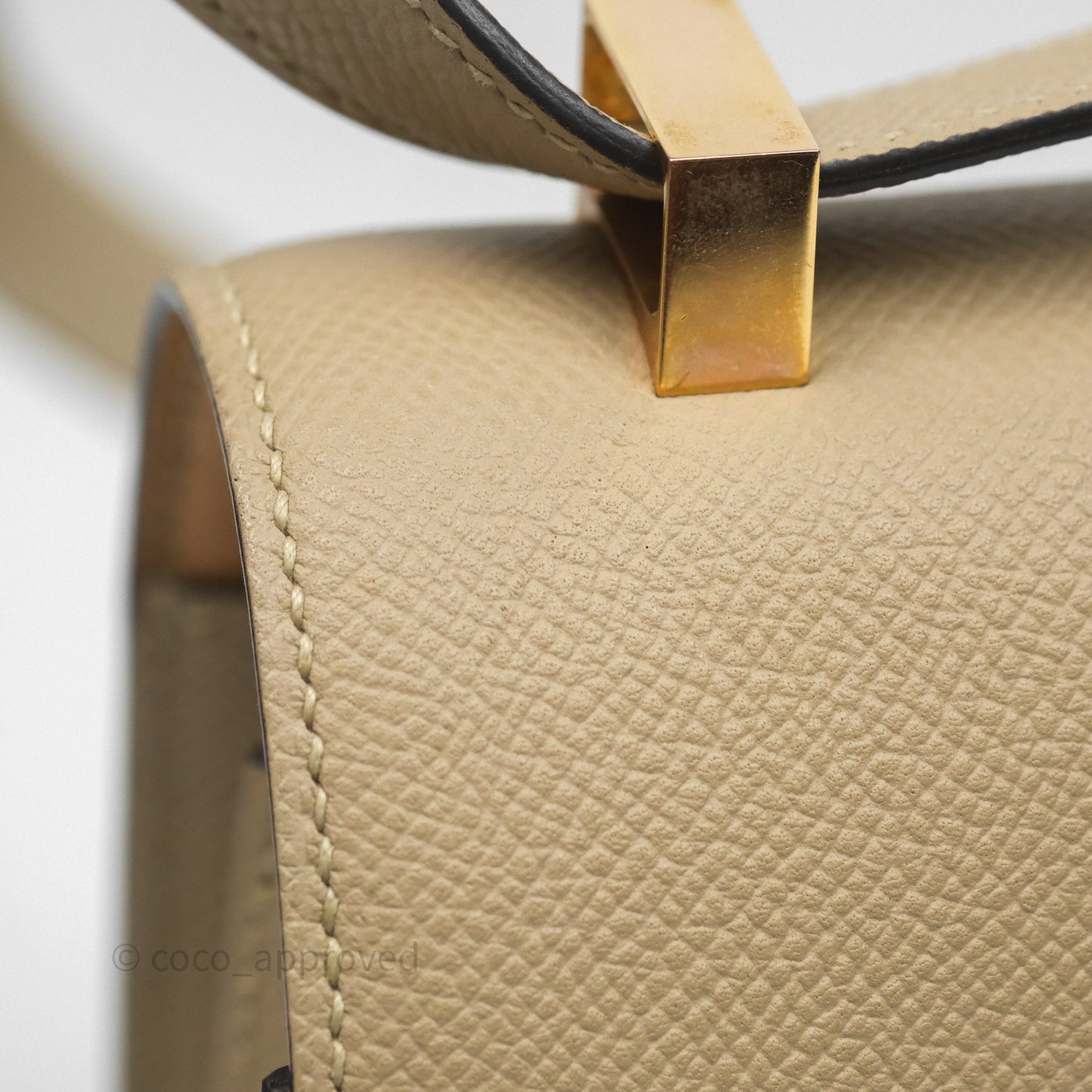 Hermès Constance 24 Trench S2/ Naturel 27 Epsom Gold Hardware