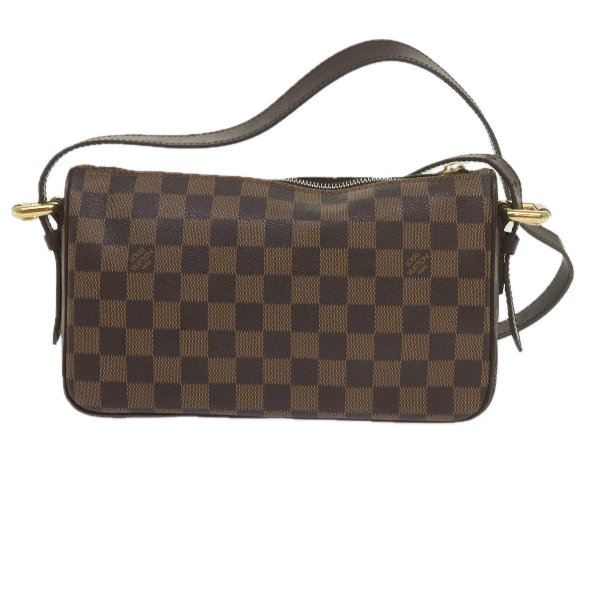 LOUIS VUITTON Damier Ebene Ravello GM Shoulder Bag N60006 LV 60020A