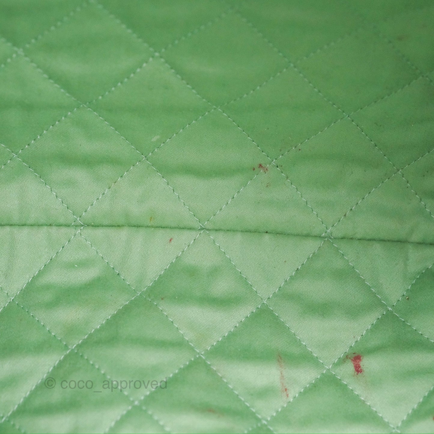 Chanel 22 Small Mint Green Shiny Aged Calfskin Aged Gold Hardware