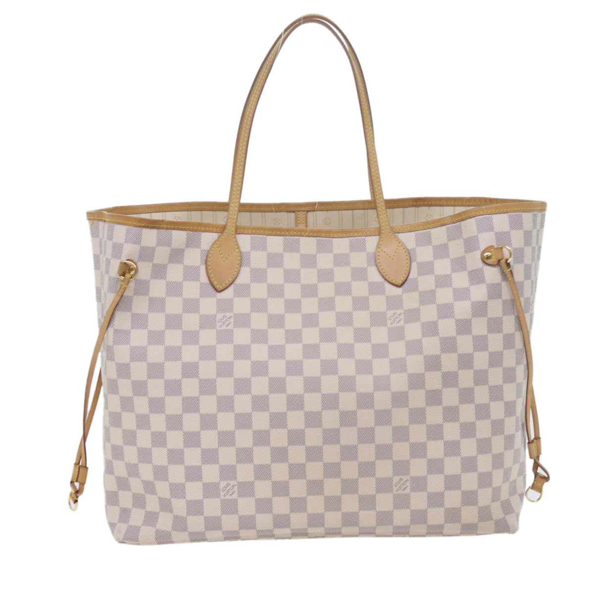 LOUIS VUITTON Damier Azur Neverfull GM Tote Bag N41360 LV 60052A