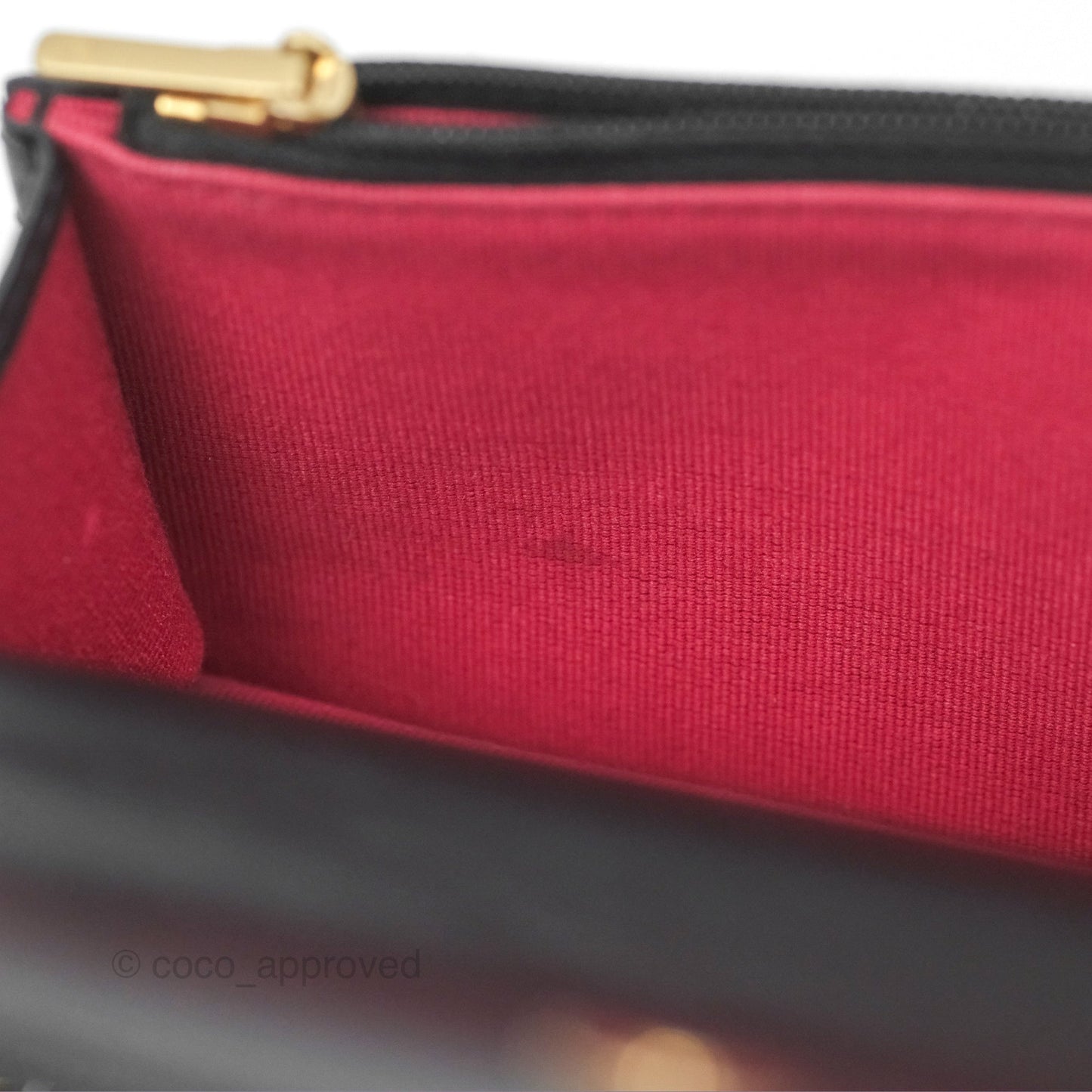 Chanel Mini WOC Phone Holder with Camellia Adjustable Chain Black Lambskin