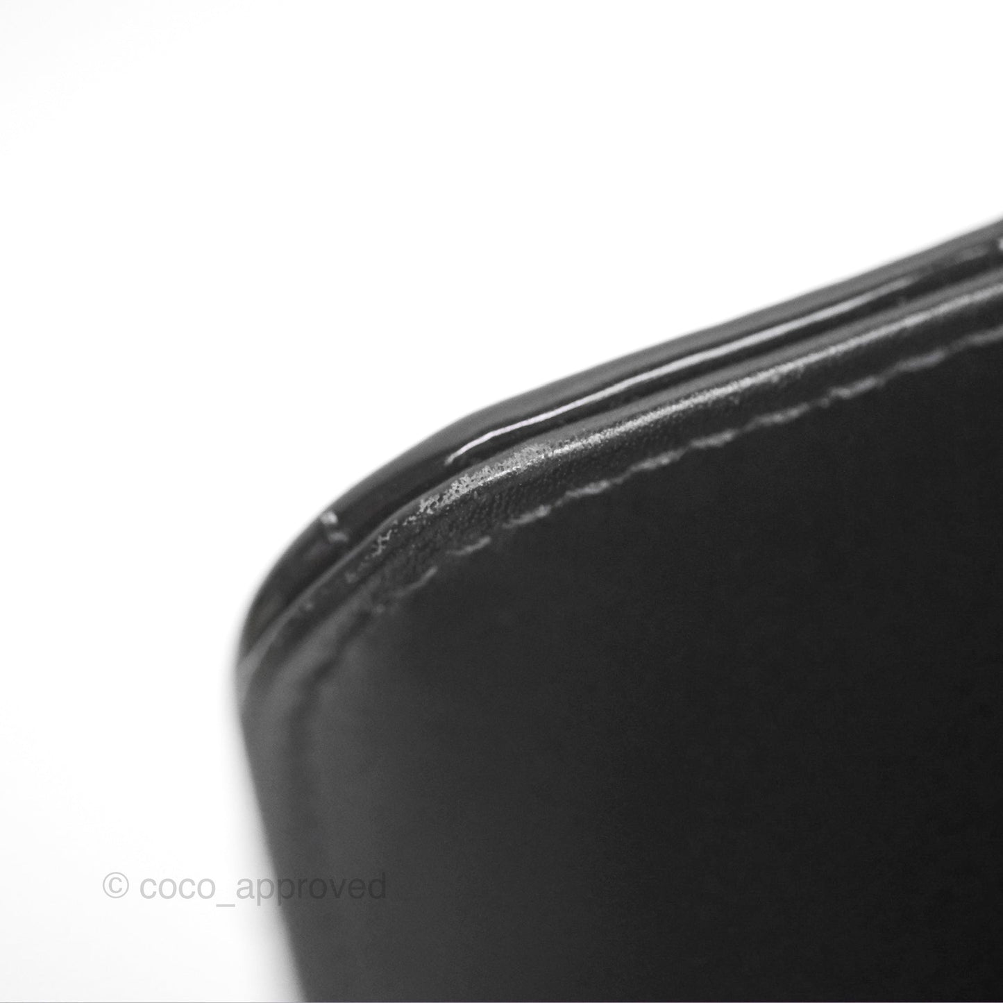 Chanel Small Flap Coco Boy Black Patent Silver Hardware