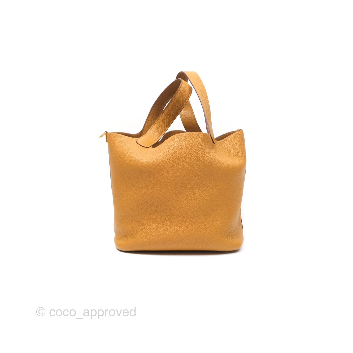 Hermès Picotin 22 Sesame 2S Clemence Gold Hardware