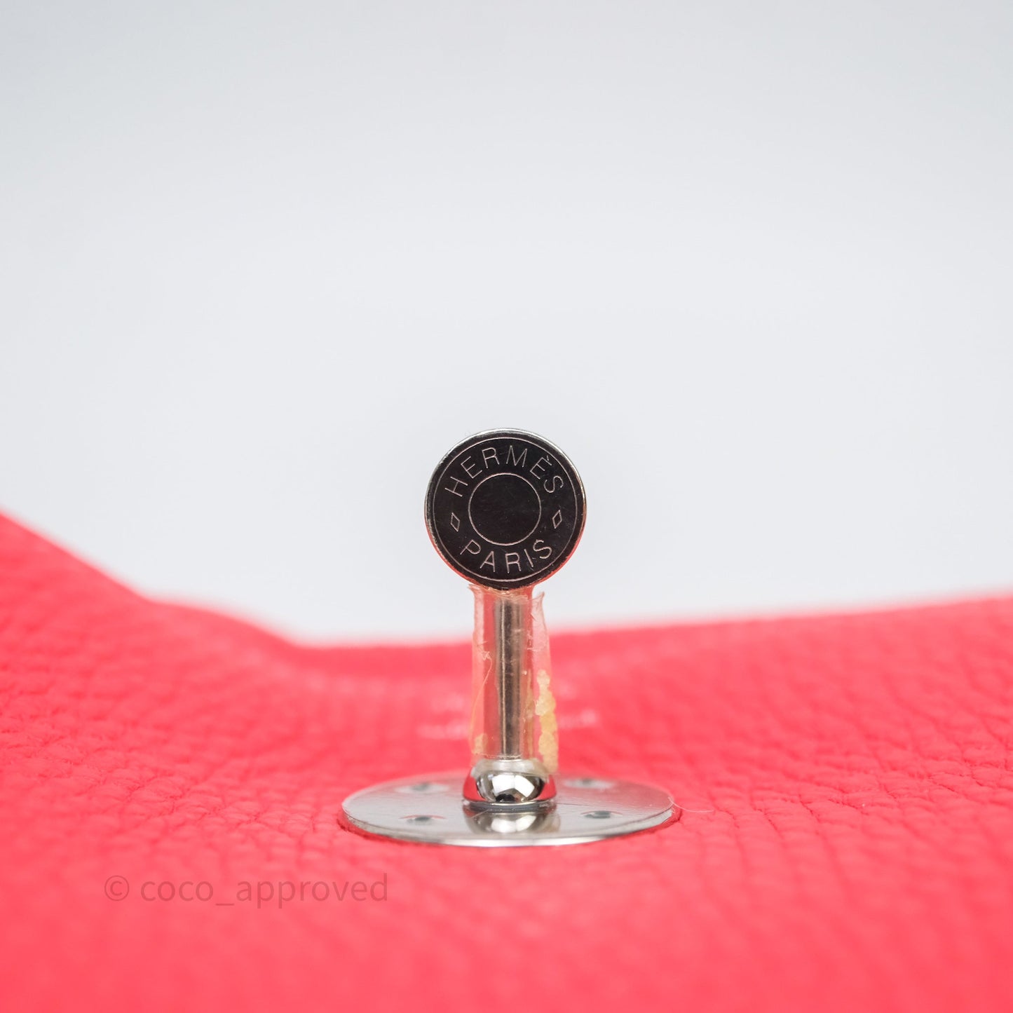 Hermes Lindy 26 Clemence Rouge Palladium Hardware