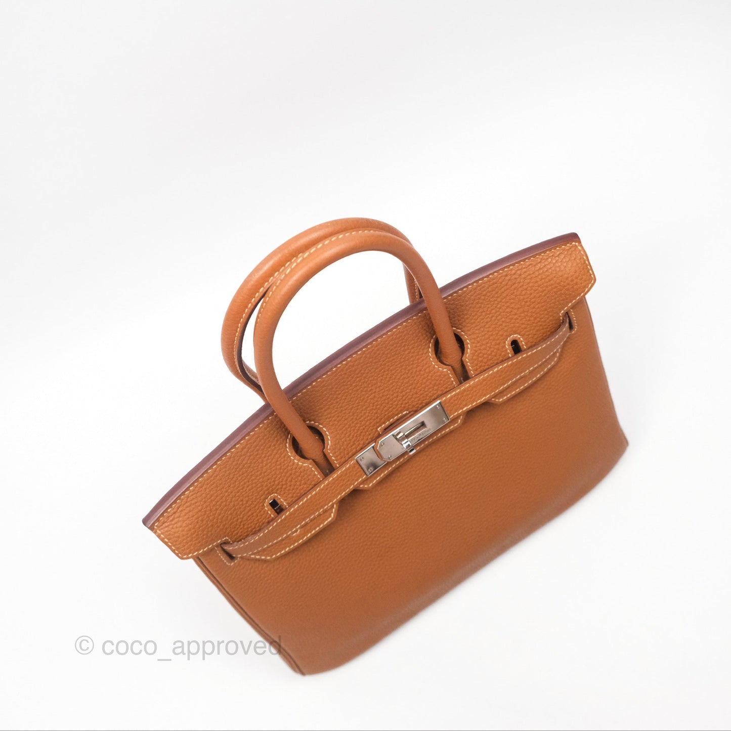 Hermès Birkin 30 Retourne Gold 37 Clemence Palladium Hardware