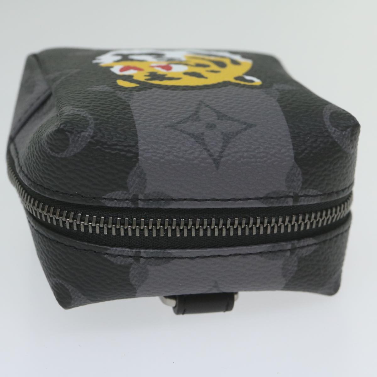 LOUIS VUITTON Monogram Eclipse Stripe NIGO Porte Cles Squared MP3224 60208S
