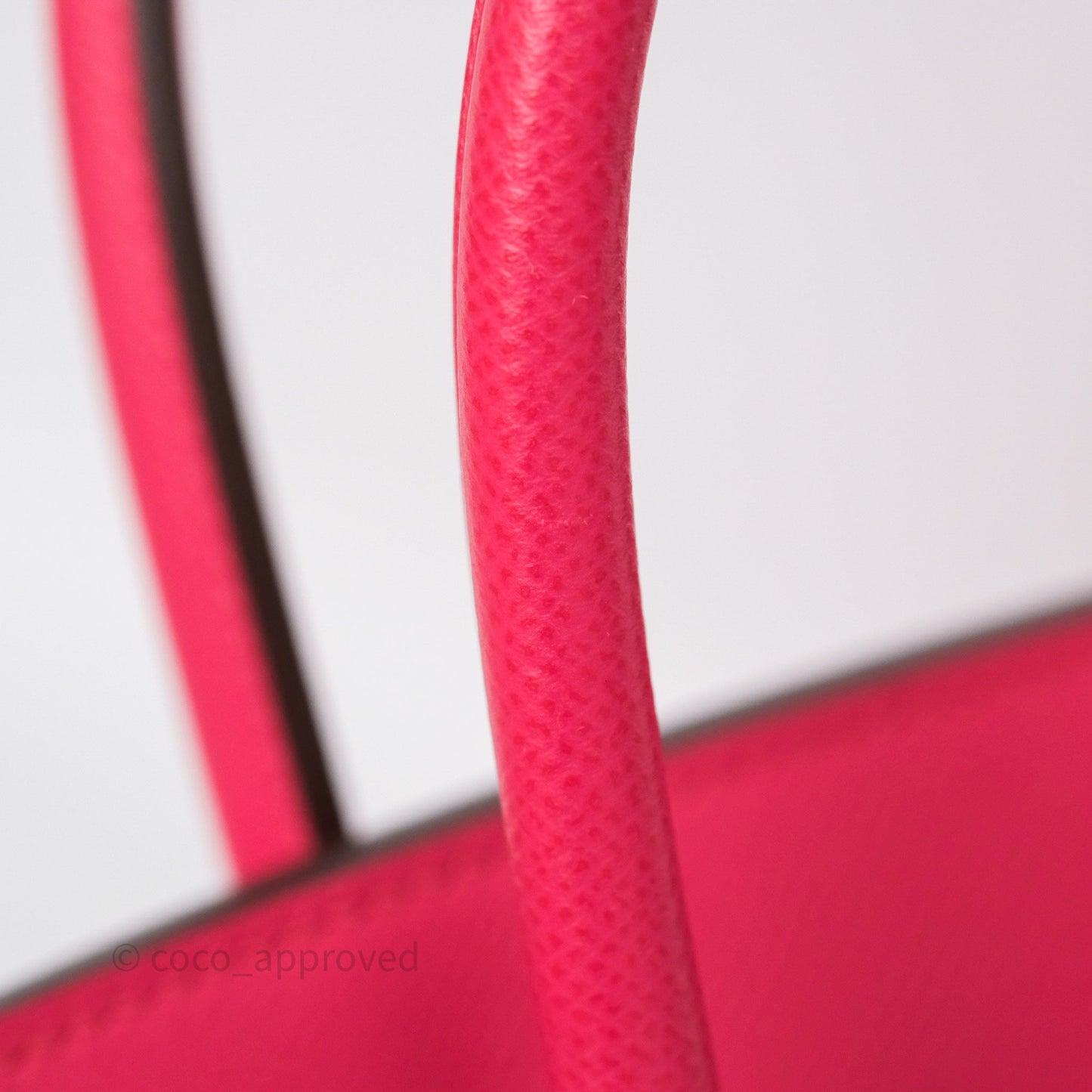 Hermès Birkin Retourne 30 Rose Extreme I6 Epsom Gold Hardware