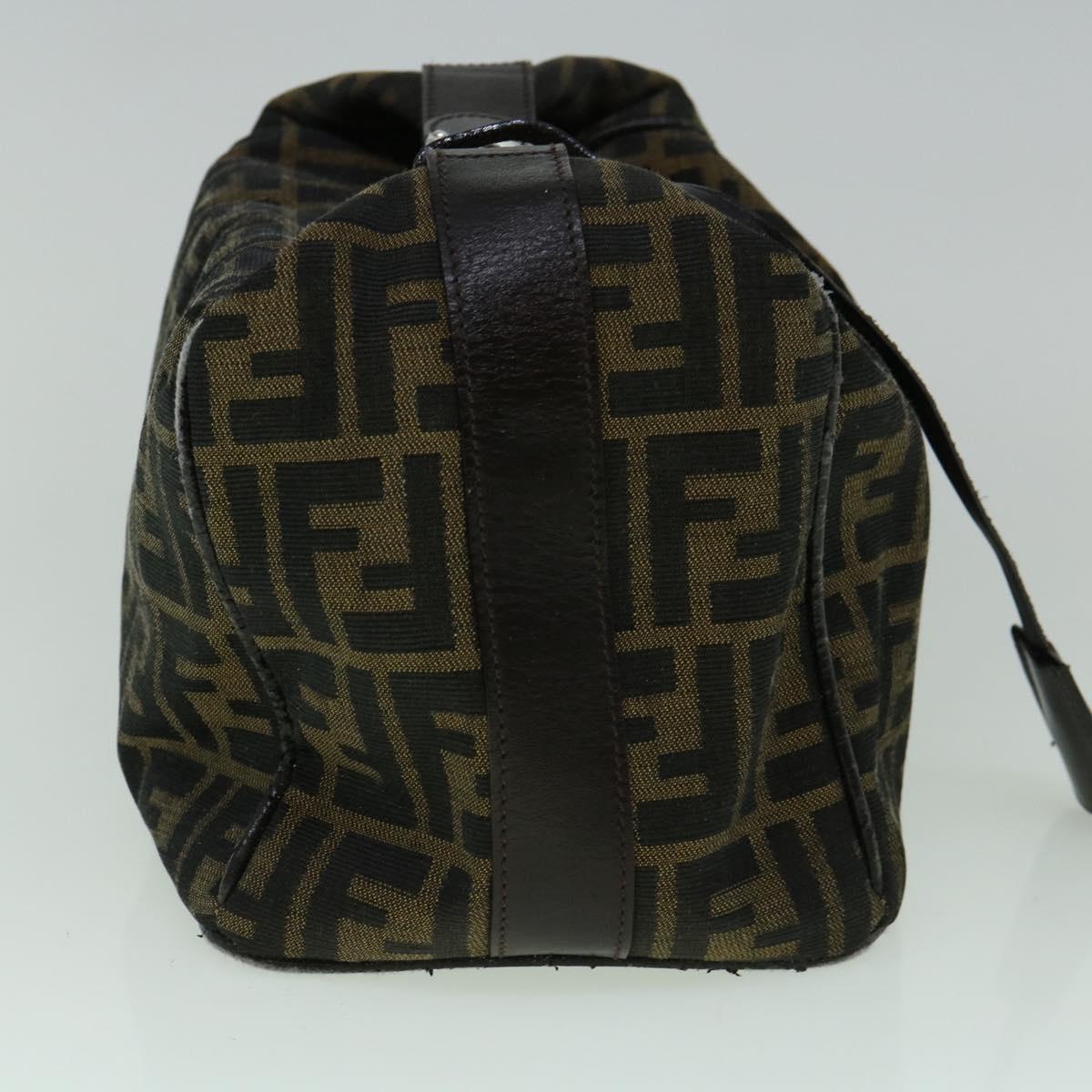 Luxury FendiZucca Canvas Vanity Hand Bag Brown60287