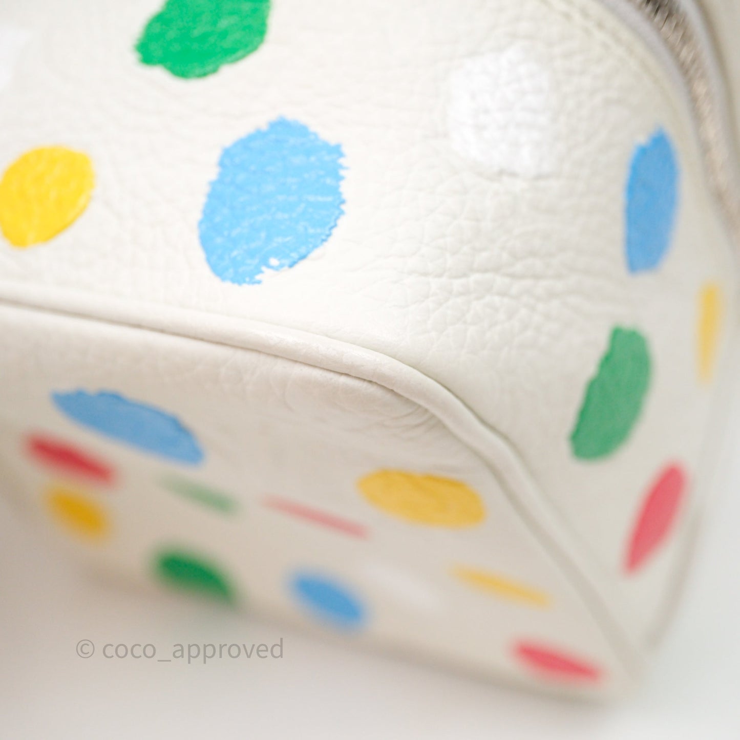 Louis Vuitton x Yayoi Kusama Square With Handle Chain Bag White