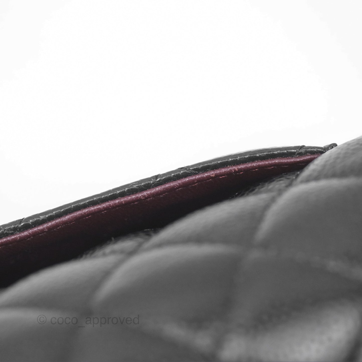 Chanel Classic M/L Medium Flap Quilted Black Caviar Gold Hardware