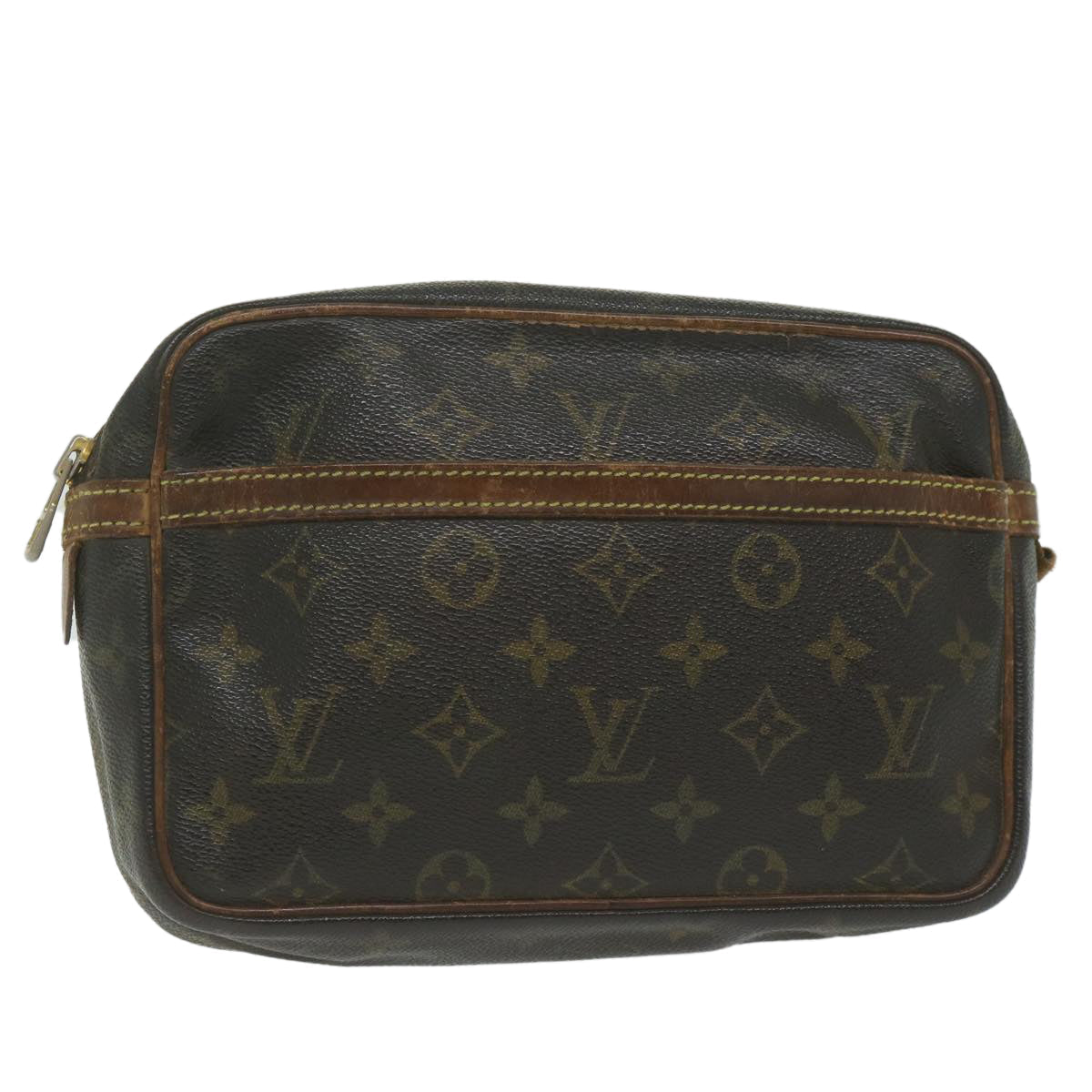 LOUIS VUITTON Monogram Compiegne 23 Clutch Bag M51847 LV 60308