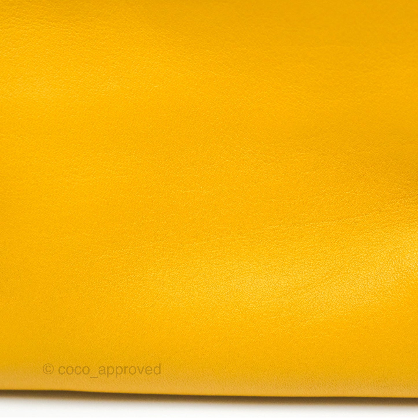 Loewe Nano Flamenco Clutch with Chain Mustard Calfskin