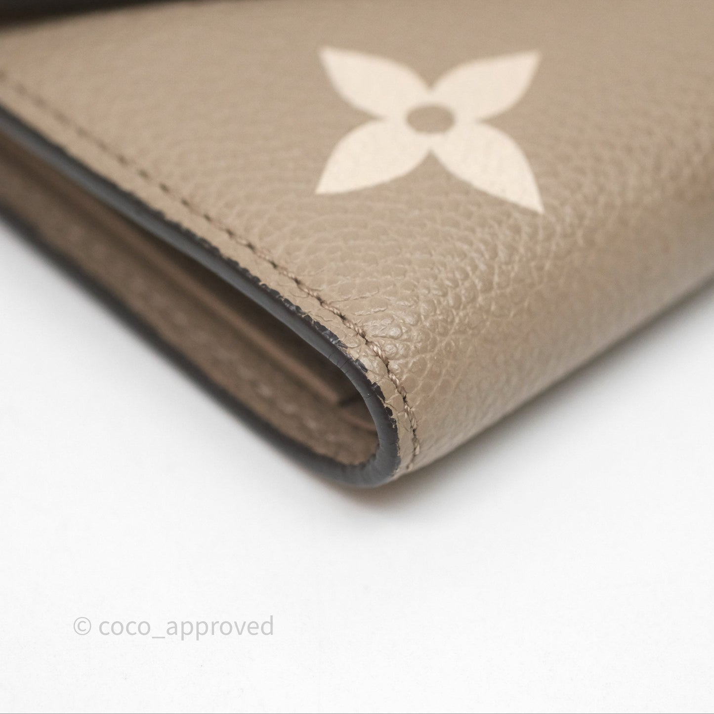 Louis Vuitton Victorine Wallet Monogram Empreinte Dove/Cream