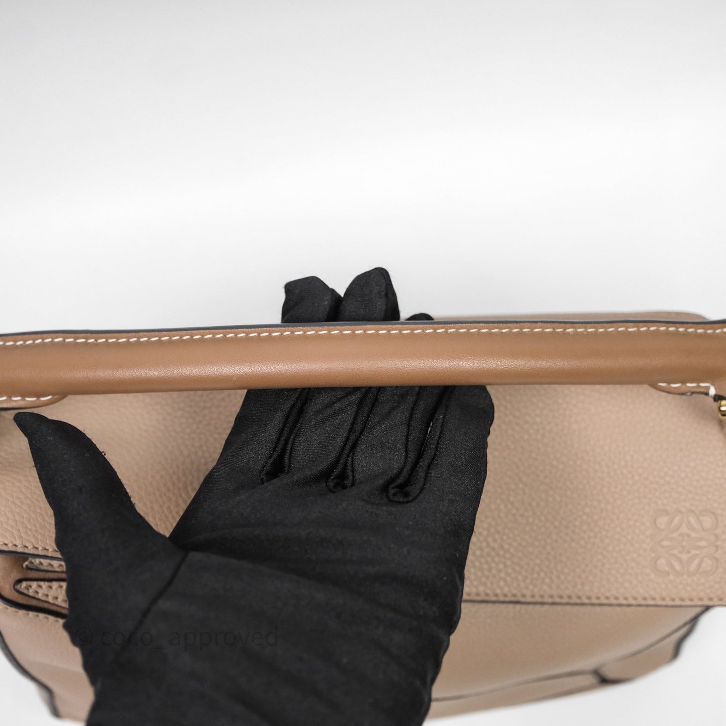 Loewe Small Puzzle Bag Sand Mink Grained Calfskin