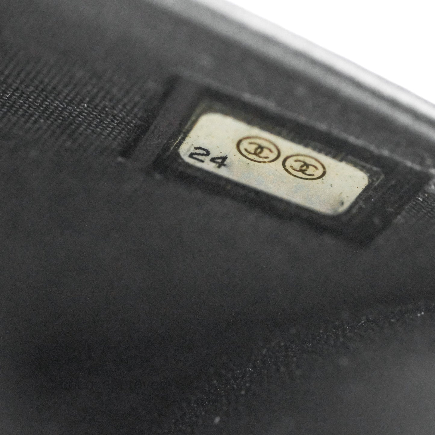 Chanel Quilted Boy Wallet on Chain WOC Black Lambskin Silver Hardware