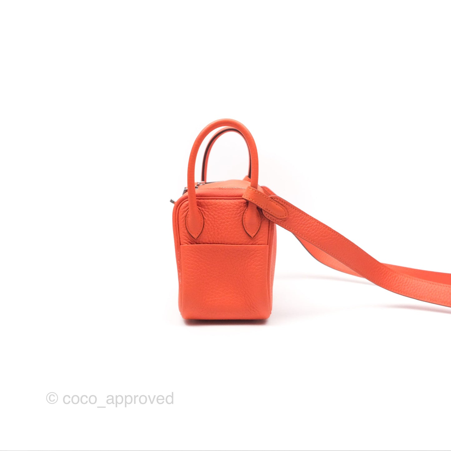 Hermès Mini Lindy 20 Clemence Palladium Hardware