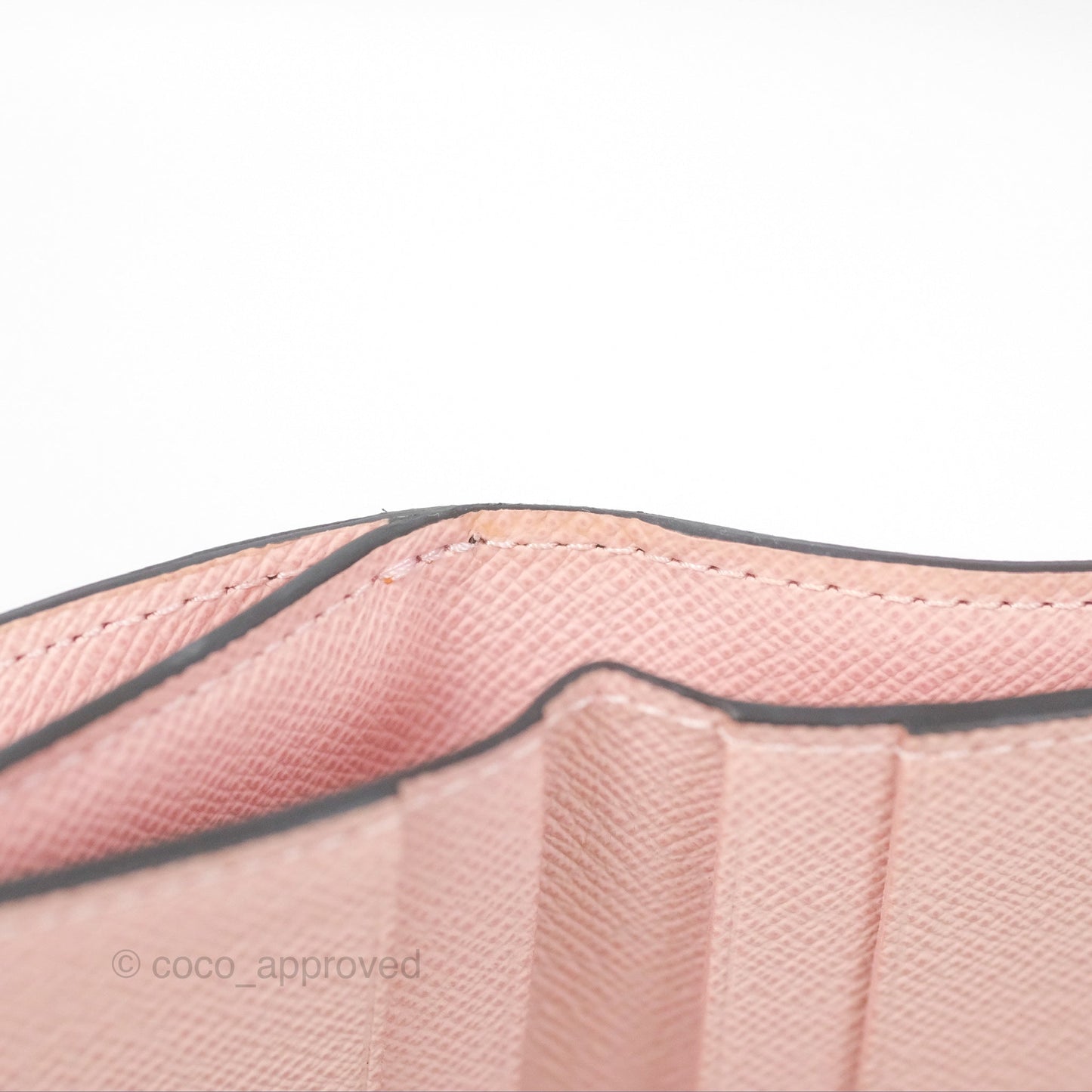Louis Vuitton Victorine Wallet Monogram Canvas Rose Ballerina