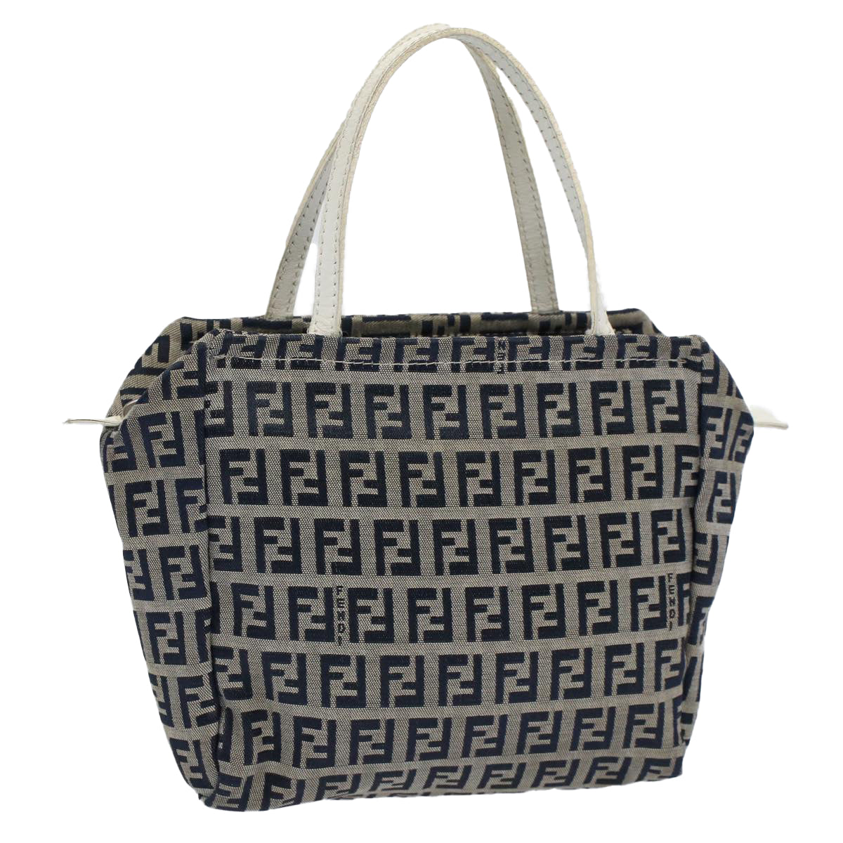 Luxury FendiZucchino Canvas Hand Bag Navy60500