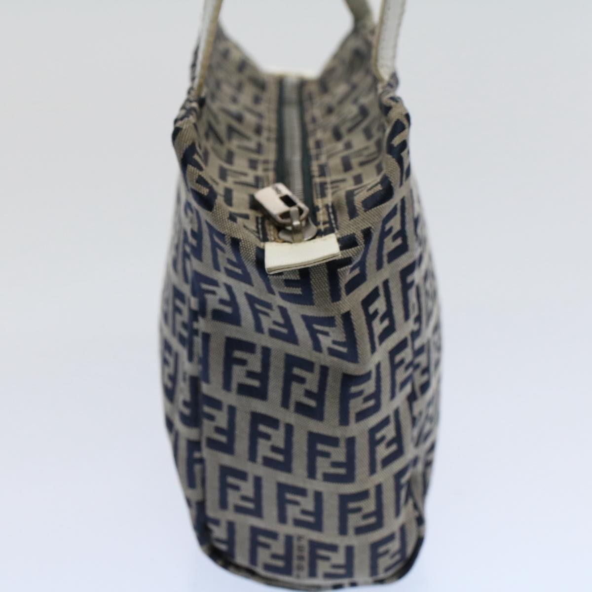 Luxury FendiZucchino Canvas Hand Bag Navy60500