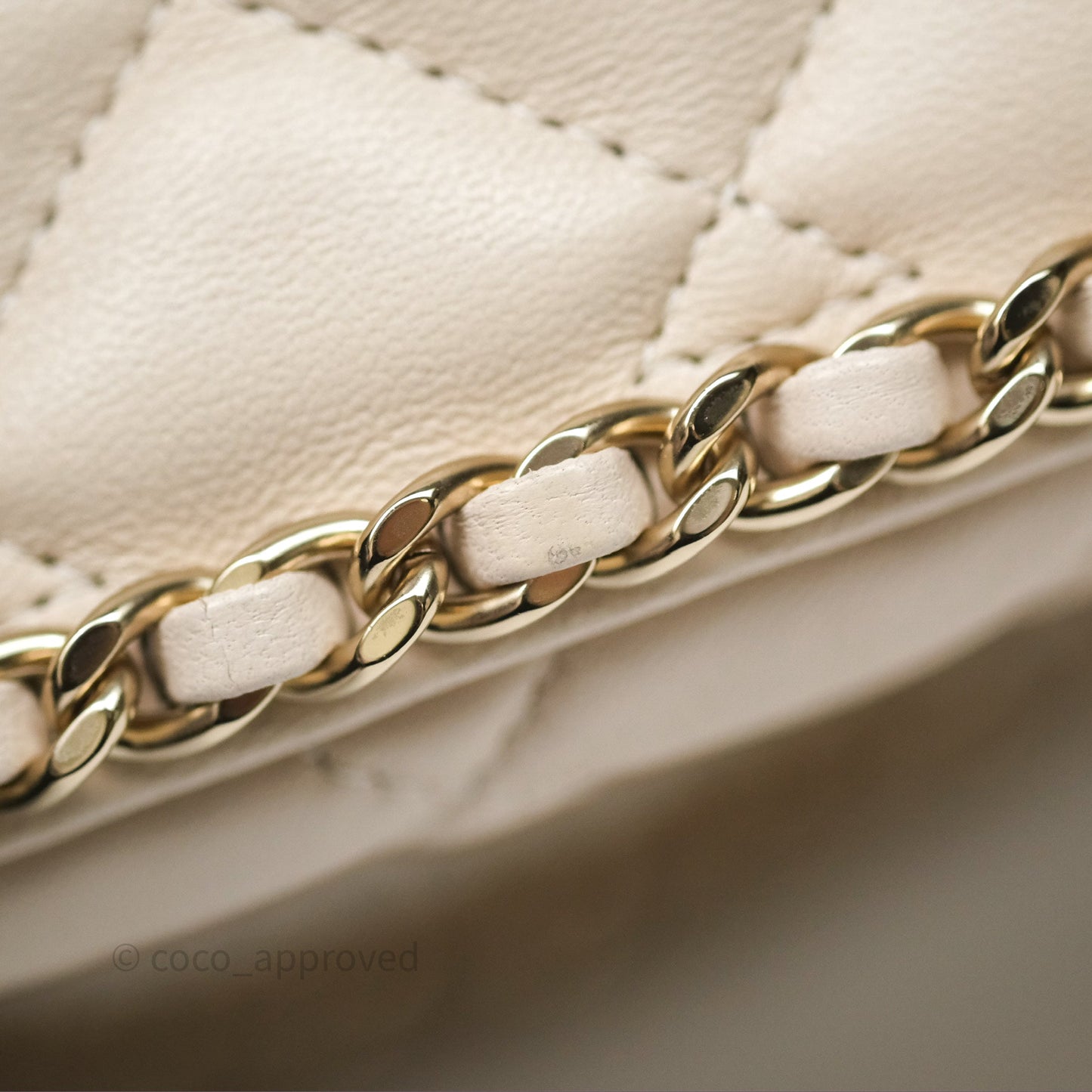 Chanel Small Hobo Bag Light Beige Lambskin Gold Hardware 23P