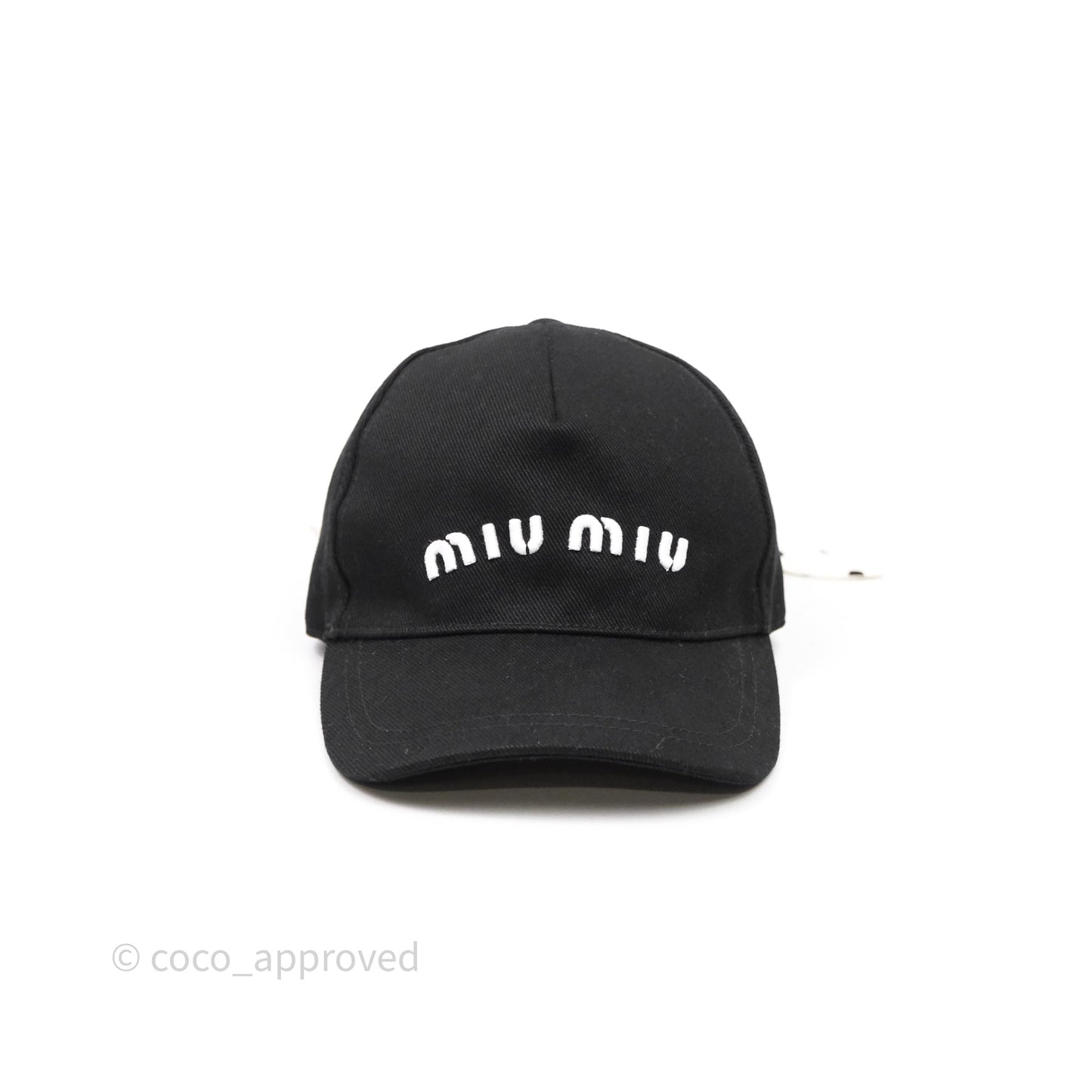 Miu Miu Baseball Cap Black