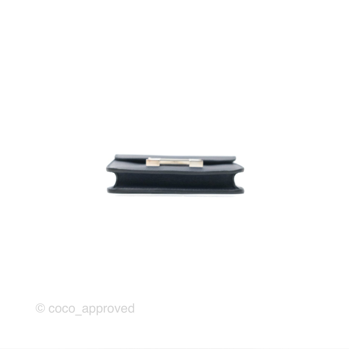 Hermès Constance Slim Wallet Bleu Nuit 2Z Evercolor Palladium Hardware
