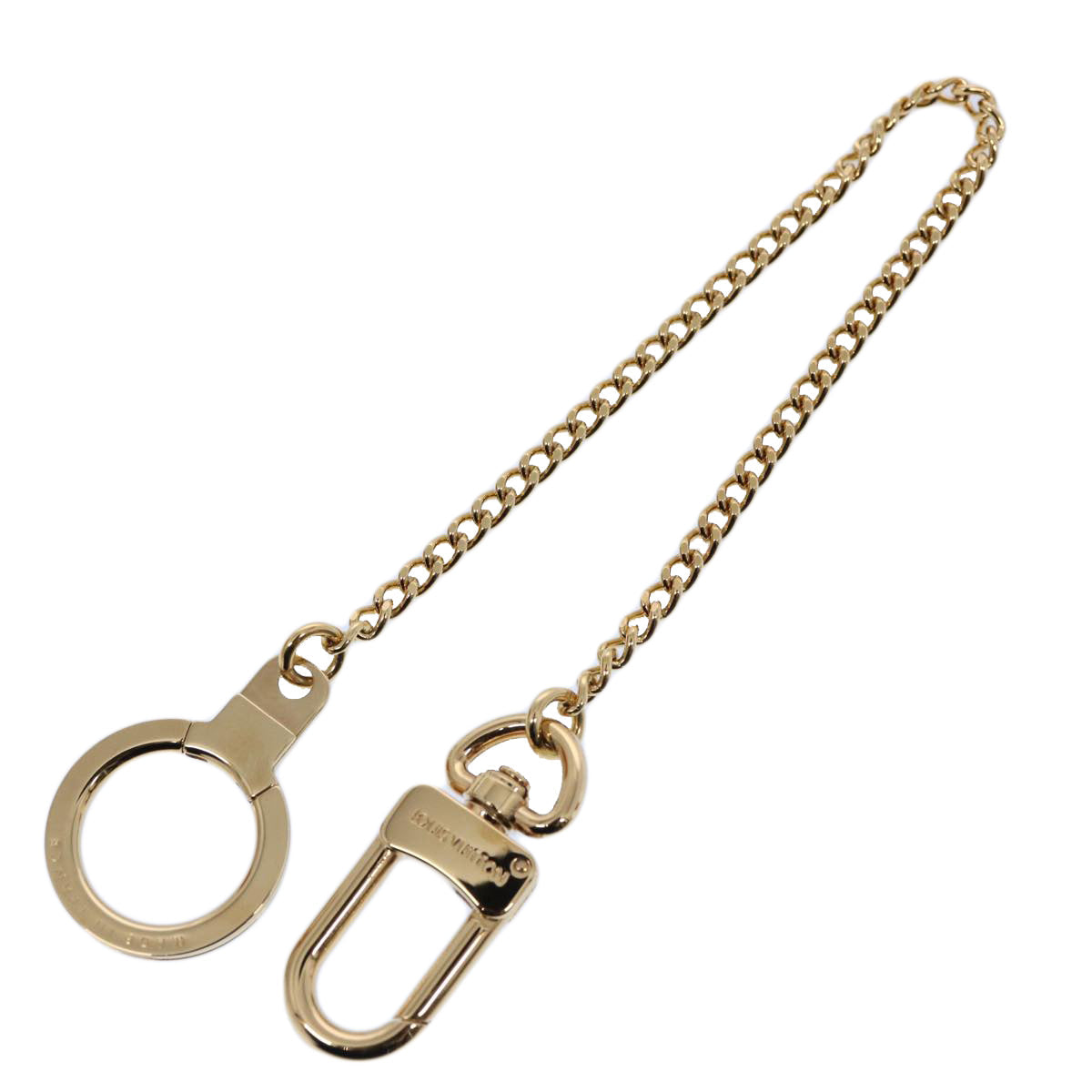 LOUIS VUITTON Chainne Anneau Cles Key Ring Gold Tone M58021 LV 60613