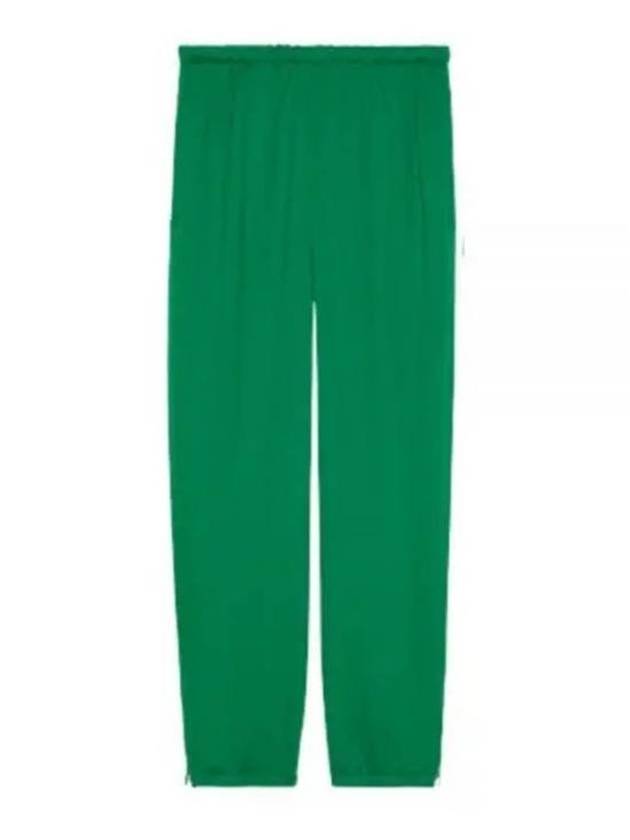 Luxury Gucci Trending 2025 Technical Jersey Sweat Track Pants Green