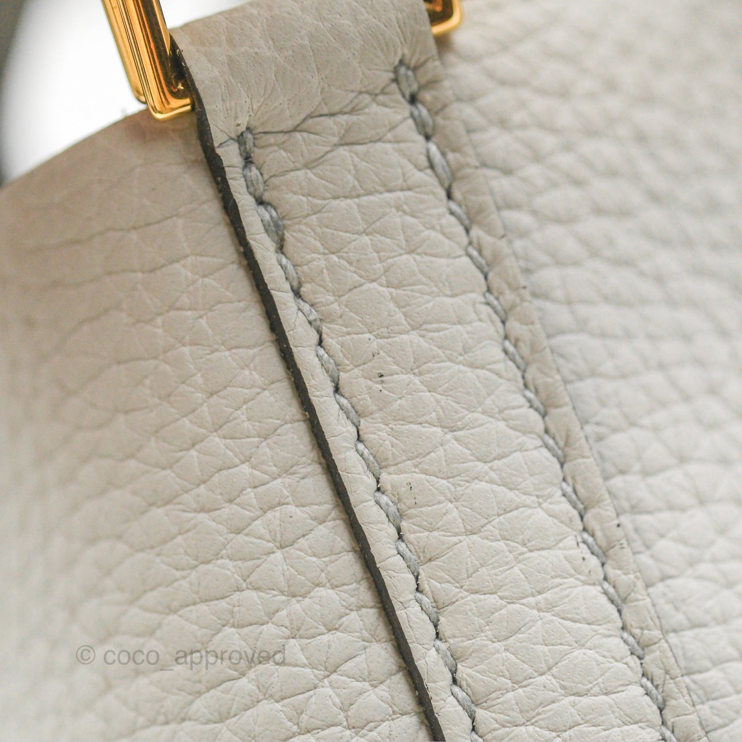 Hermès Picotin 18 Blue Pale Clemence Gold Hardware