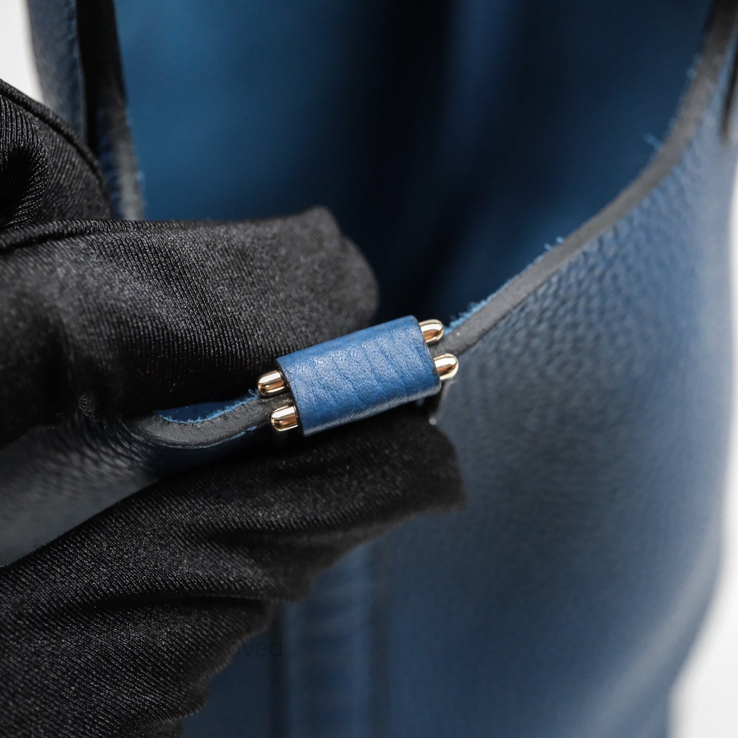 Hermès Picotin 18 Deep Blue S4 Clemence Palladium Hardware