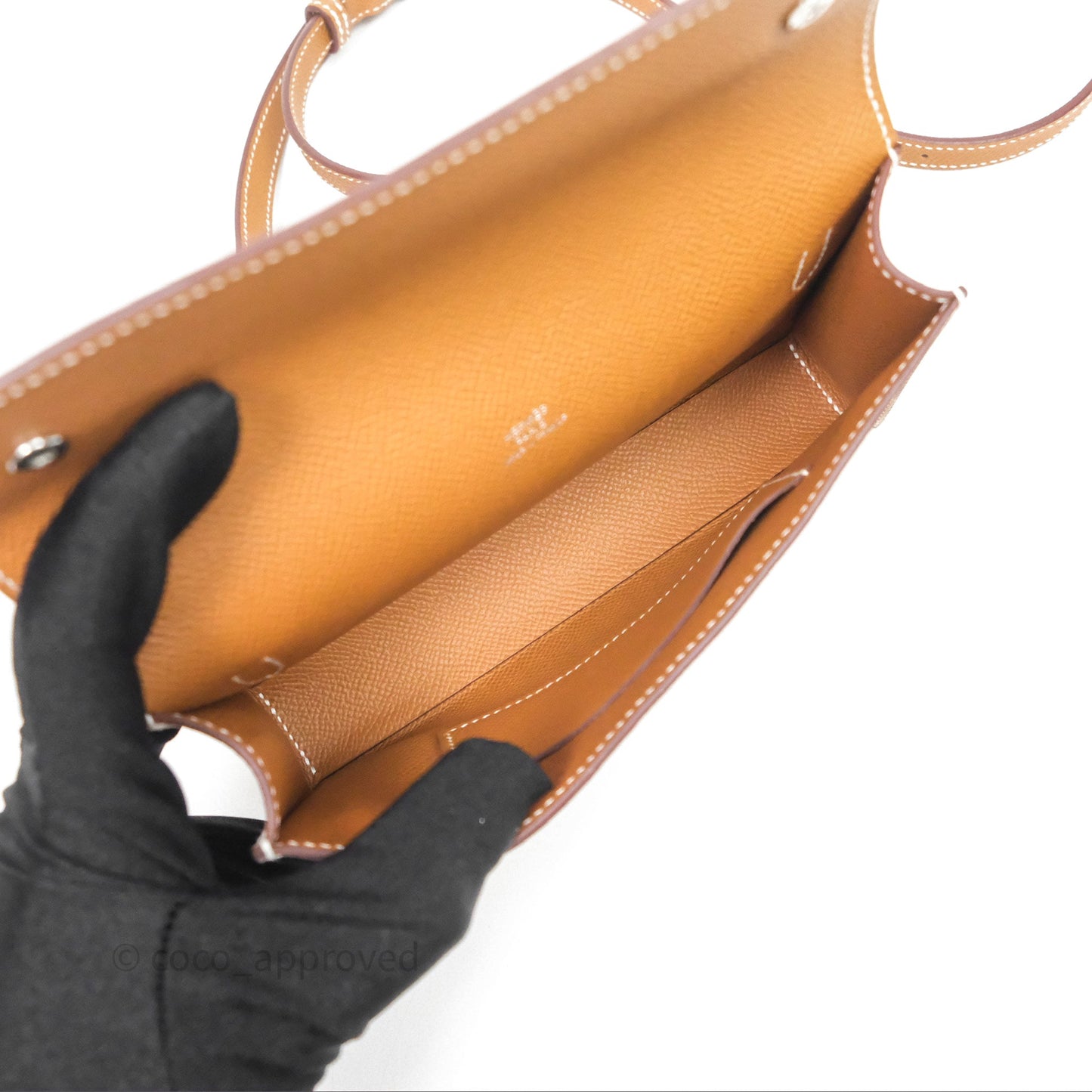 Hermès Hermesnap Wallet Epsom Gold 37 Palladium Hardware